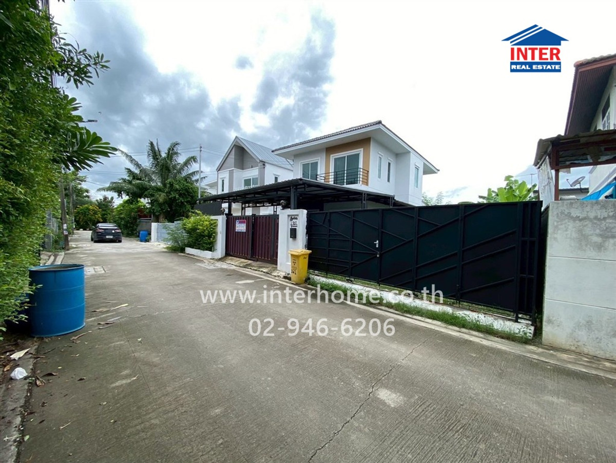 2-story detached house, 77 sq m. Detached house, Soi Thawi Watthana 25, Intersection 7-9, Phutthamonthon Sai 4 Road, Thawi Watthana Road, Thawi Watthana District, Bangkok.