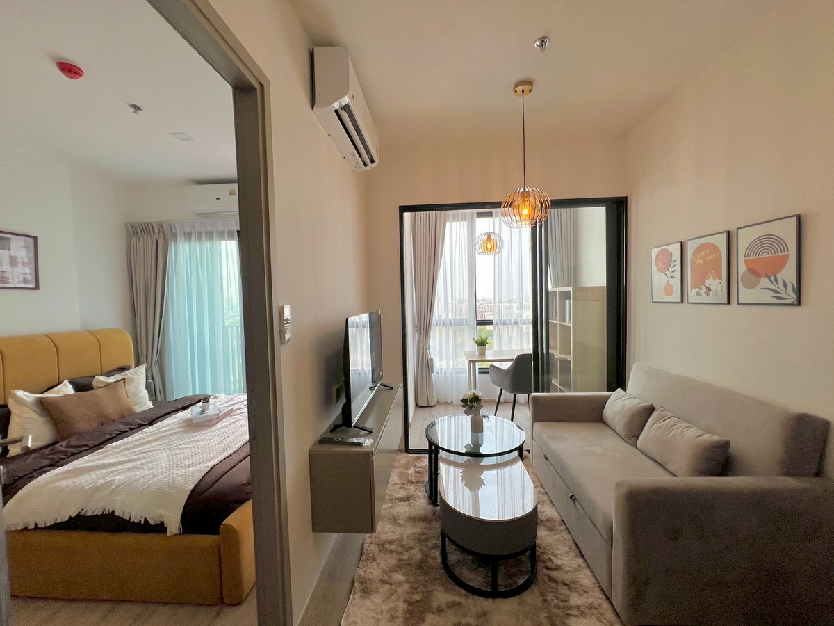 [] ให้เช่า The Rich Rama 9 - Srinakarin | MRT พัฒนาการ 0 เมตร | Triple Station | ห้องใหม่ 30 ตร.ม. | มีห้องทำงานแยก