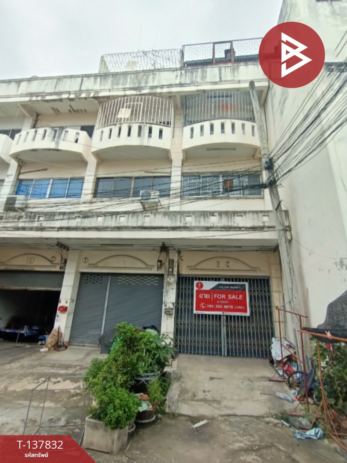 Commercial building for sale, Soi Khu Sang, area 19.3 sq m, Phra Samut Chedi, Samut Prakan.