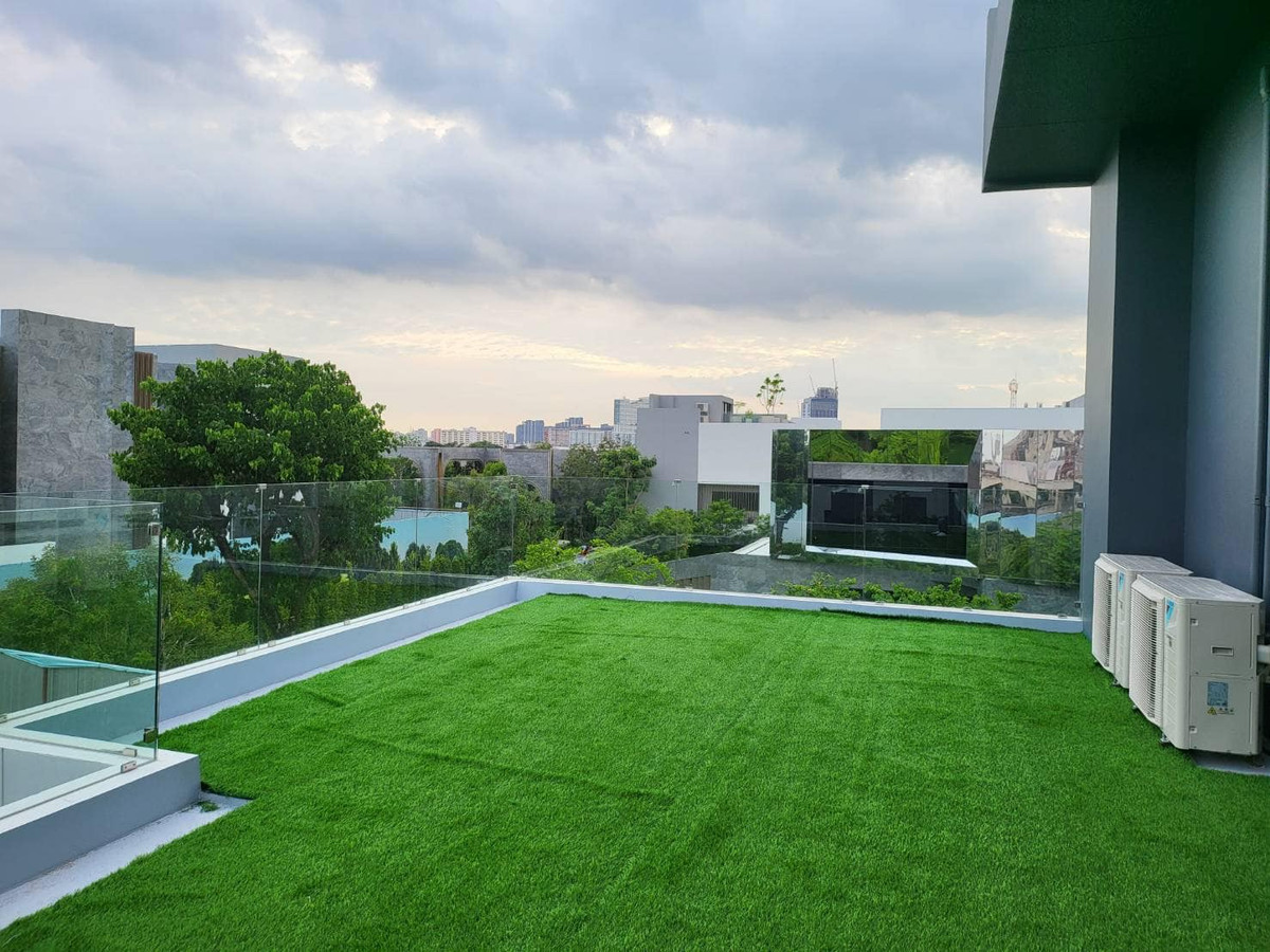 ให้เช่า Bugaan krungthep kreetha บ้านเดี่ยว 3 ชั้น หรูทันสมัย มีลิฟท์ Rooftop วิวสระว่ายน้ำ 69.30 ตร.ว. พื้นที่ใช้สอย 430 ตร.ม. จอดรถได้ 3-5 คัน – รูปที่ 3