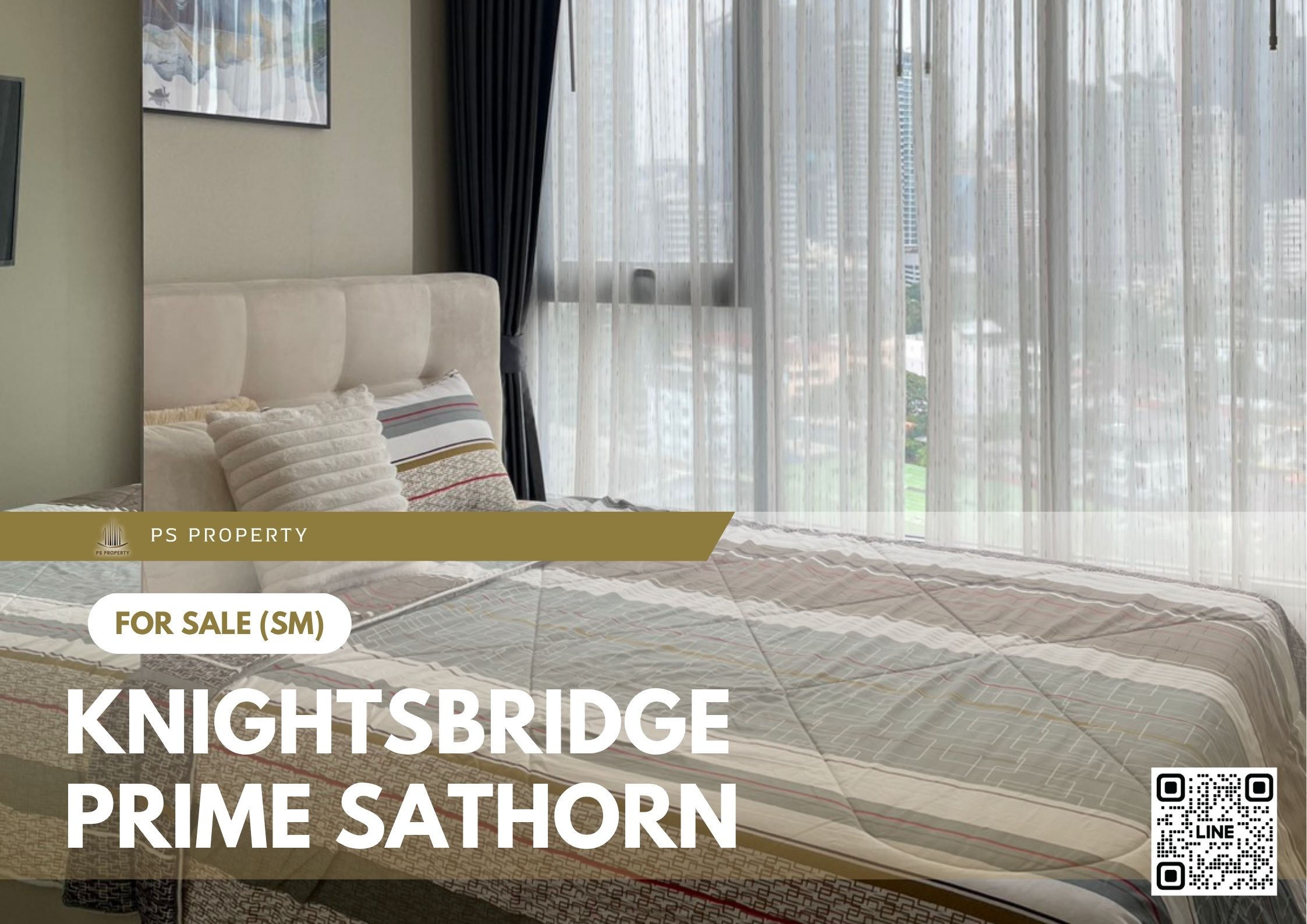 ขายด่วน 🔥 Knightsbridge Prime Sathorn 🔥  เฟอร์นิเจอร์ และ เครื่องใช้ไฟฟ้าครบ ใกล้ BTS ช่องนนทรี