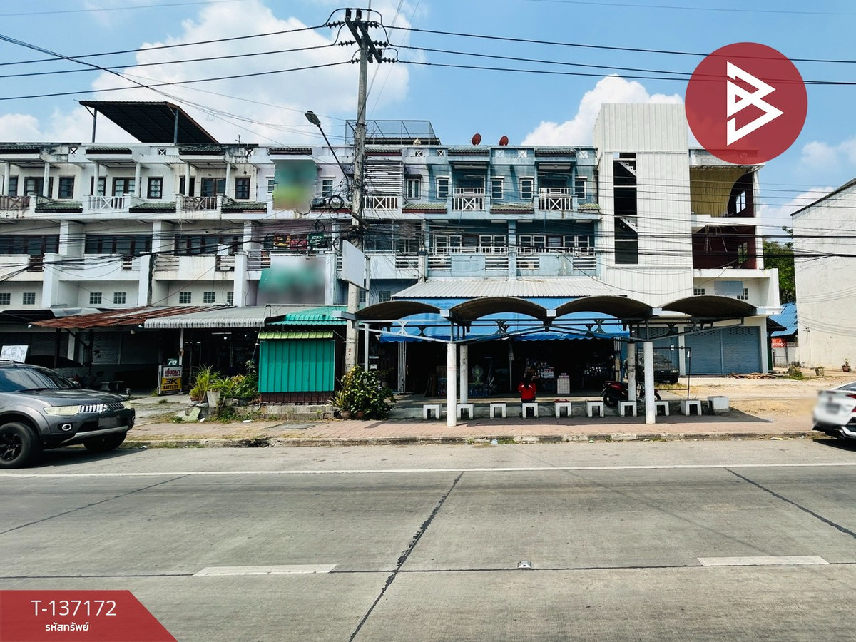 Urgent sale, commercial building, 2 units next to the road, area 52 square meters, Ko Phlapphla Subdistrict, Ratchaburi. – รูปที่ 2