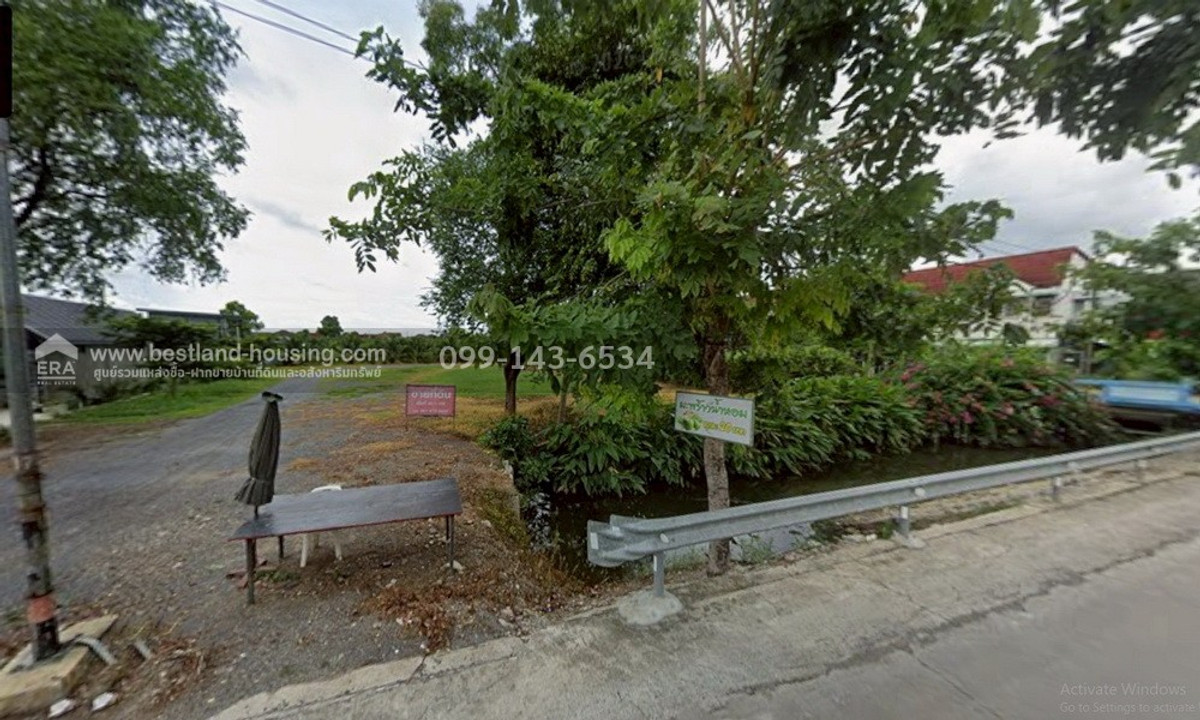 Land for sale with coconut plantation Soi Wat Phrai Fa, area 40-1-56 rai, Bang Duea Subdistrict, Pathum Thani, for sale 280 million baht, near Ratchaphruek Road. – รูปที่ 4