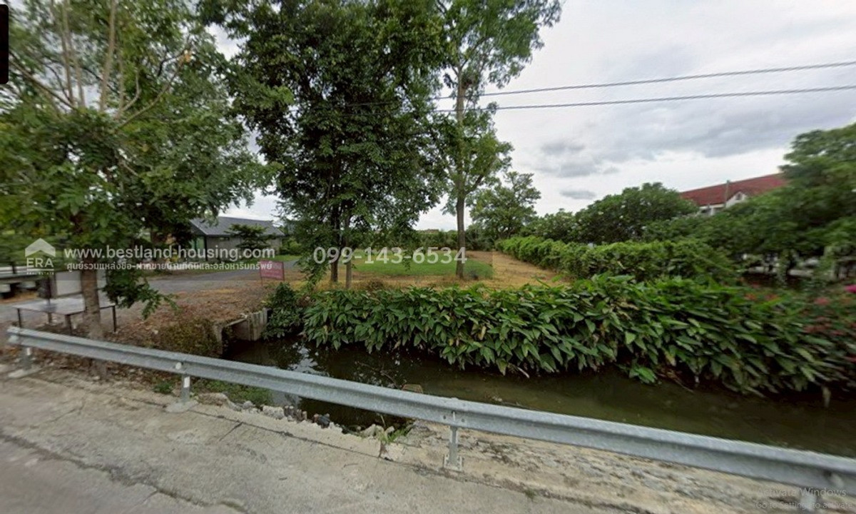Land for sale with coconut plantation Soi Wat Phrai Fa, area 40-1-56 rai, Bang Duea Subdistrict, Pathum Thani, for sale 280 million baht, near Ratchaphruek Road. – รูปที่ 2