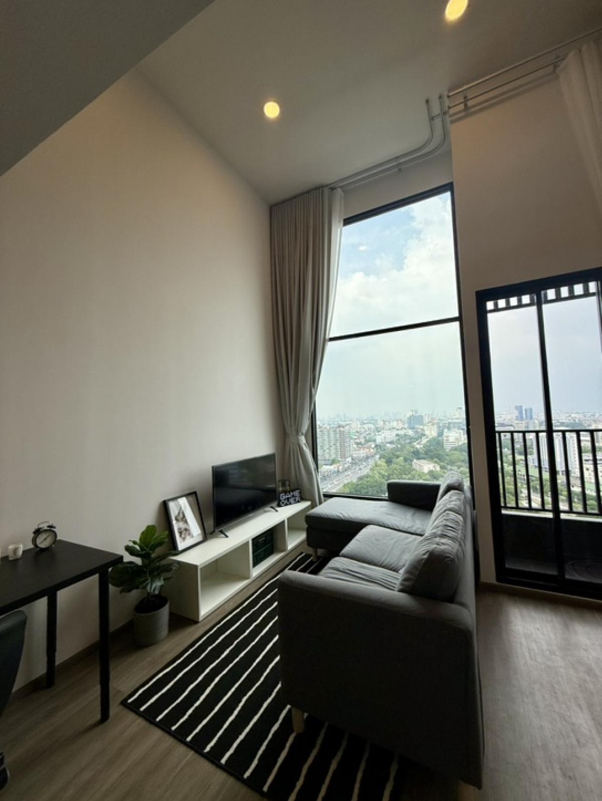 🏢 For rent So Origin Kaset Interchange | Duplex room, garden view, Kasetsart University, beautiful room, 4.2 meter high ceiling (Double Volume), 18th floor, open view, comfortable for the eyes. – รูปที่ 4