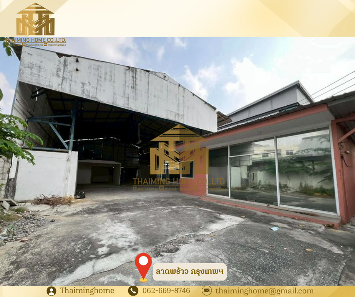Warehouse with office for rent, 400 sq m, Bangkok, Lat Phrao, Nakniwat (TW8-12926) Warehouse with office for rent, 400 sq m, Bangkok, Lat Phrao, Nakniwat (TW8-12926)