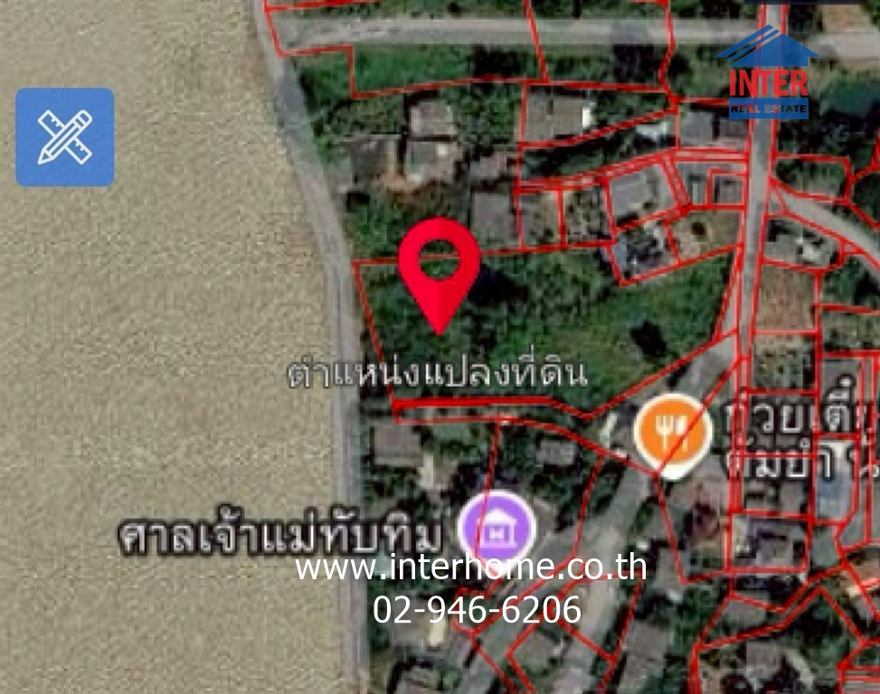 ที่ดินเปล่า 3 ไร่ 263.9 ตร.ว. ที่ดินติดแม่น้ำเจ้าพระยา เมืองปทุมธานี ใกล้วัดเทียนถวาย ถนนบางบัวทอง-บางพูน(เส้น345) เมืองปทุมธานี ปทุมธานี – รูปที่ 3