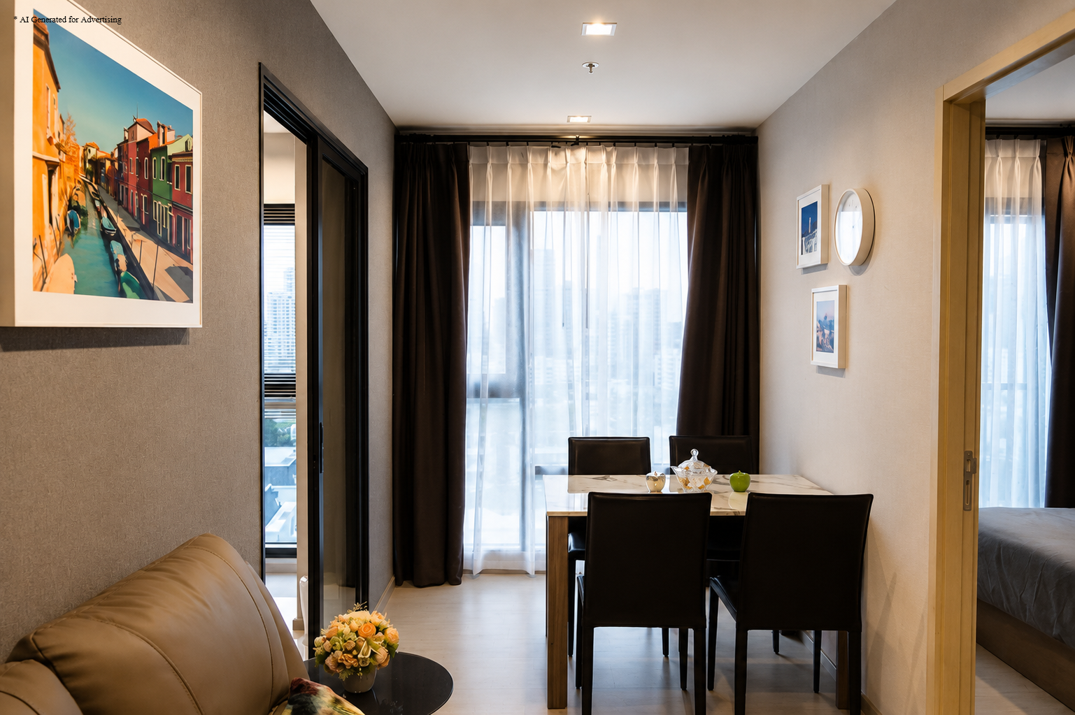 คอนโดลงทุนสุขุมวิท 36-38 ชั้นสูง วิวเมือง ใกล้ BTS ทองหล่อ ROI 3.17% -U5974994 – รูปที่ 2