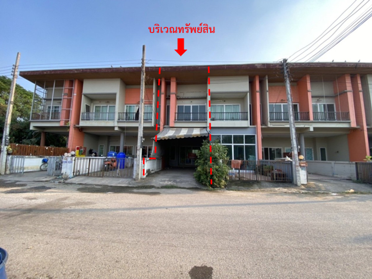 Townhouse for sale, 2 floors, 1 unit, Chedi Hak-Khao Ngu Road, Highway 3291, Ratchaburi Province, good condition, good price. – รูปที่ 4