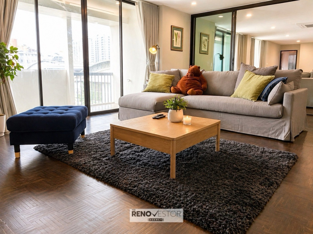 Urgent for rent, Condo in the heart of Sukhumvit 49. For rent Newly renovated condominium in the heart of Sukhumvit 49.