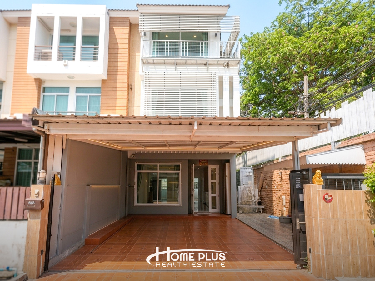 ทาวน์โฮม 3 ชั้น หลังริม โครงการวิสต้า ปาร์ค วิภาวดี Vista Park Viphavadi