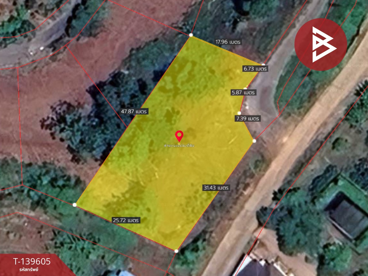 Land for sale, area 2 ngan 78 sq m, Tha Mai, Chanthaburi. – รูปที่ 2