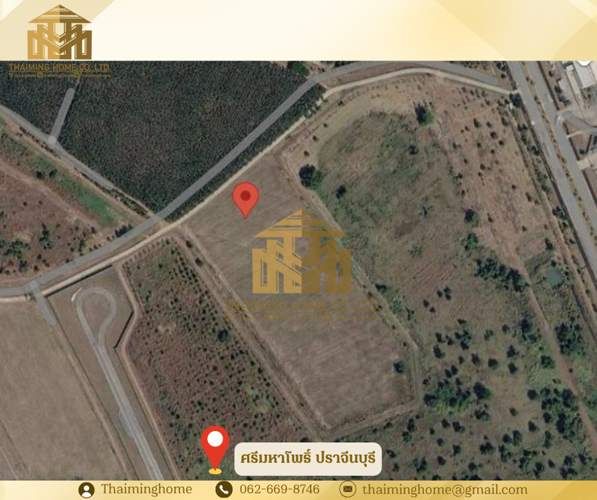 Land for sale in Prachinburi Purple area in Rojana Industrial Estate, Red Garuda title deed, area 23 rai, Prachinburi (TL8-126) – รูปที่ 3
