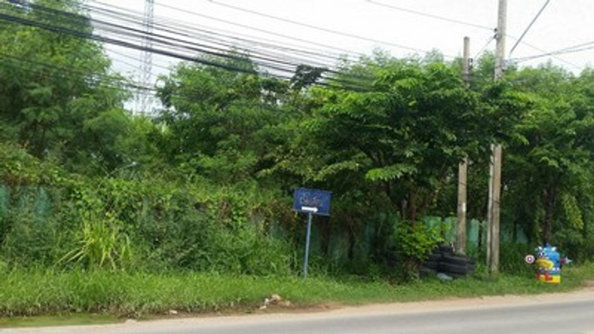 Beautiful long-term land for rent, 2 rai, corner plot, next to the road on 2 sides of the alley, community area, suitable for many businesses, cheap price, Phetkasem 63. – รูปที่ 2
