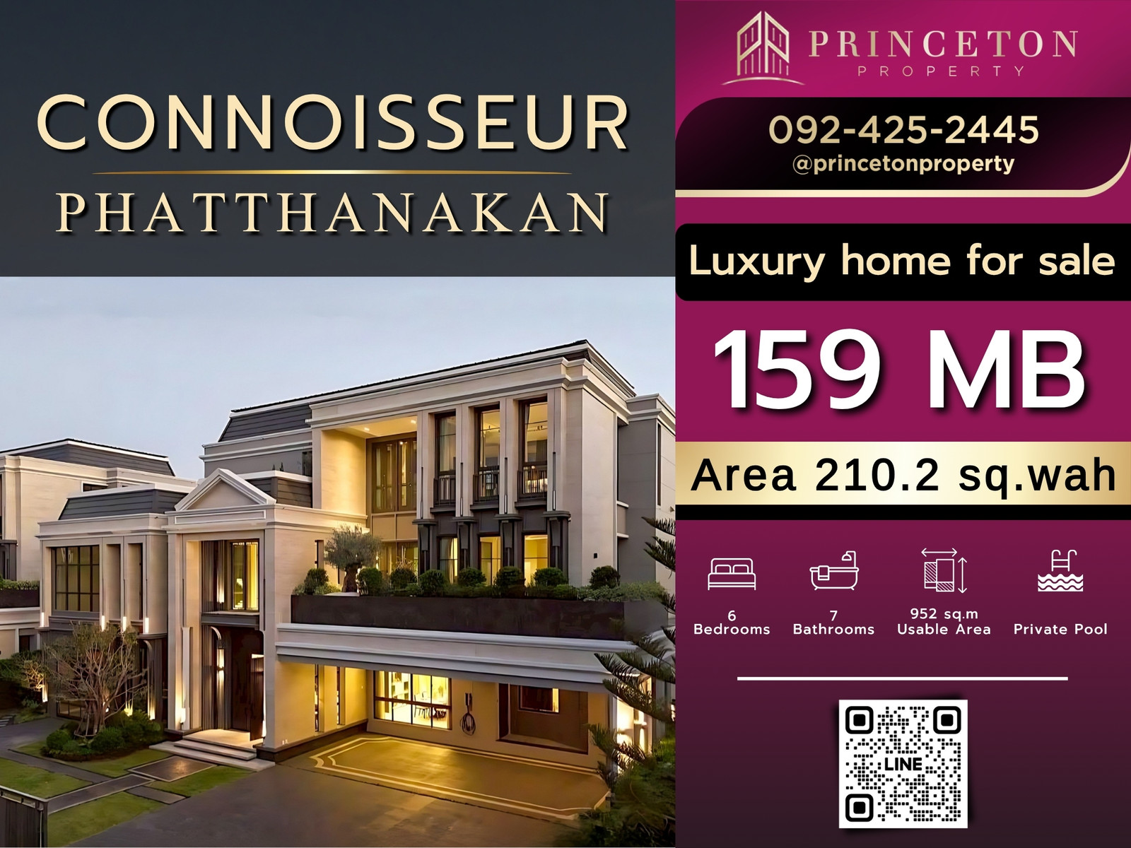 Last Unit Available CONNOISSEUR Phatthanakan 📞092-4252445 Last Unit Available CONNOISSEUR Phatthanakan 📞092-4252445