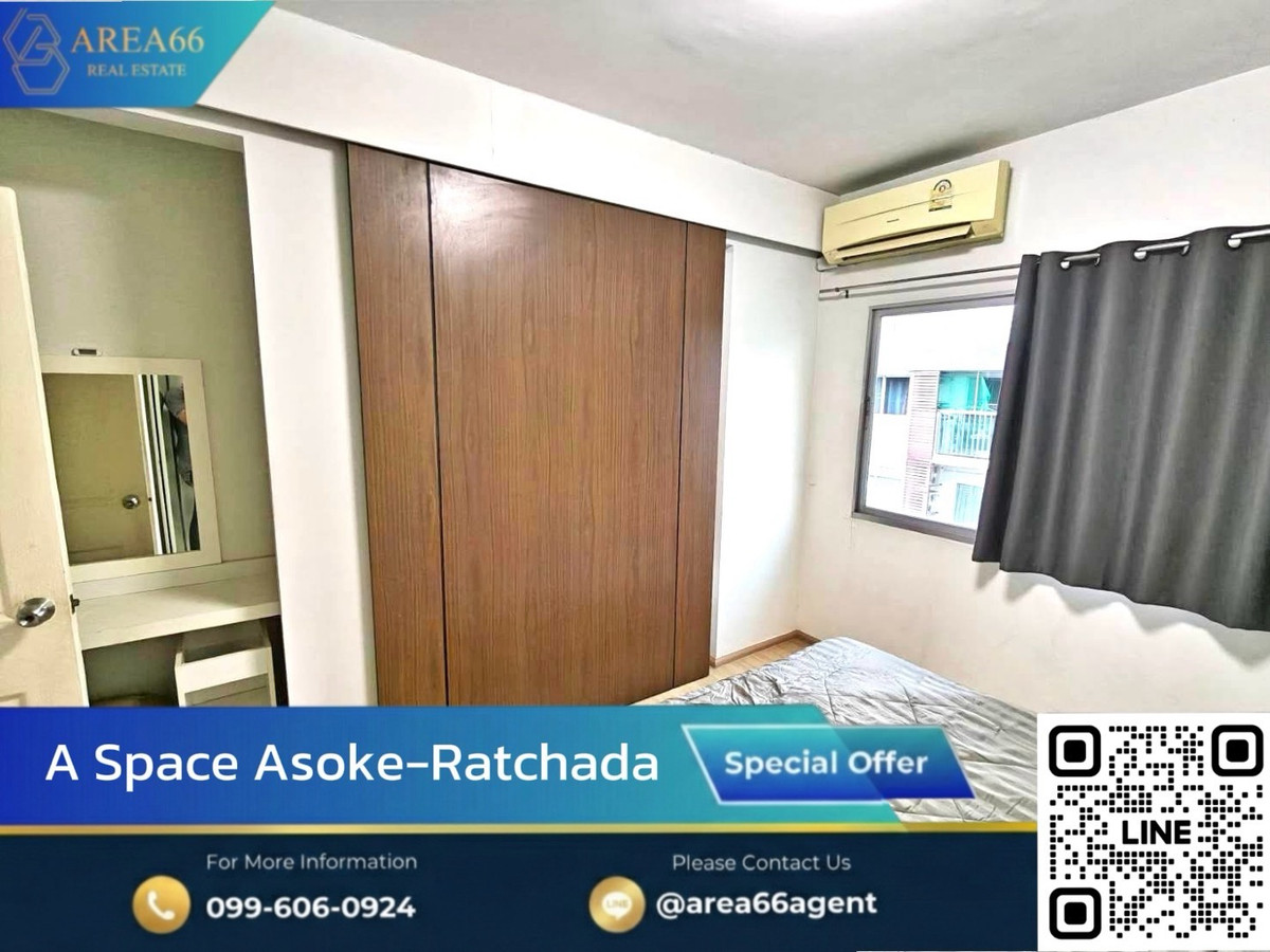 🔥Buy today, future profit, room, potential location, attractive price.
A Space Asoke - Ratchada 🔥Buy today, future profit, room, potential location, attractive price.
A Space Asoke - Ratchada