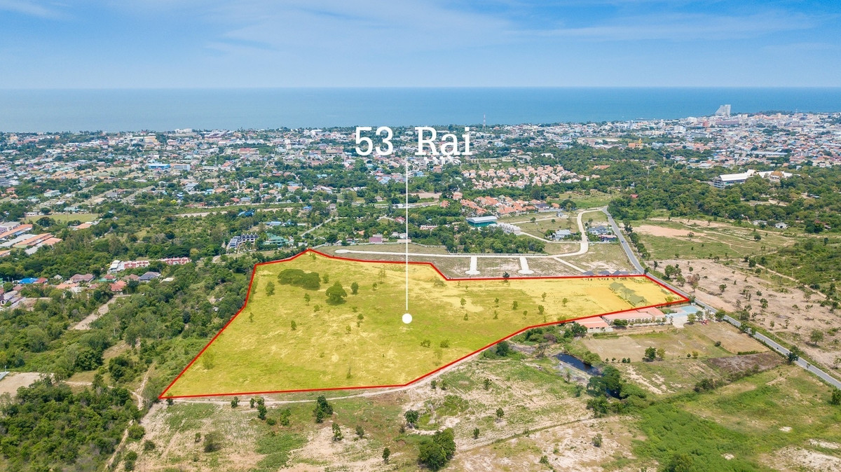 53 ไร่ วิวเขา ใกล้ทะเล | ทำโครงการได้ทันที | ใกล้สนามบิน + รพ.กรุงเทพ หัวหิน | แปลงใหญ่หายาก เหมาะลงทุนระยะยาว – รูปที่ 3