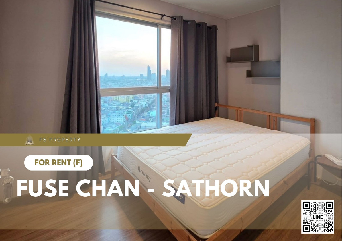ให้เช่า 📍 Fuse Chan - Sathorn 📍 เฟอร์นิเจอร์ และ เครื่องใช้ไฟฟ้าครบ ใกล้ BTS เซนต์หลุยส์