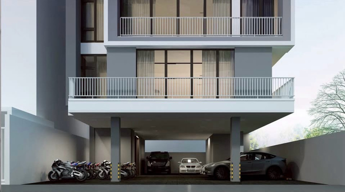 For rent Super Prime Home Office,Luxury ResidenceBrand new building 5-storey in Rama9 ,Central Rama 9,MRT Rama9