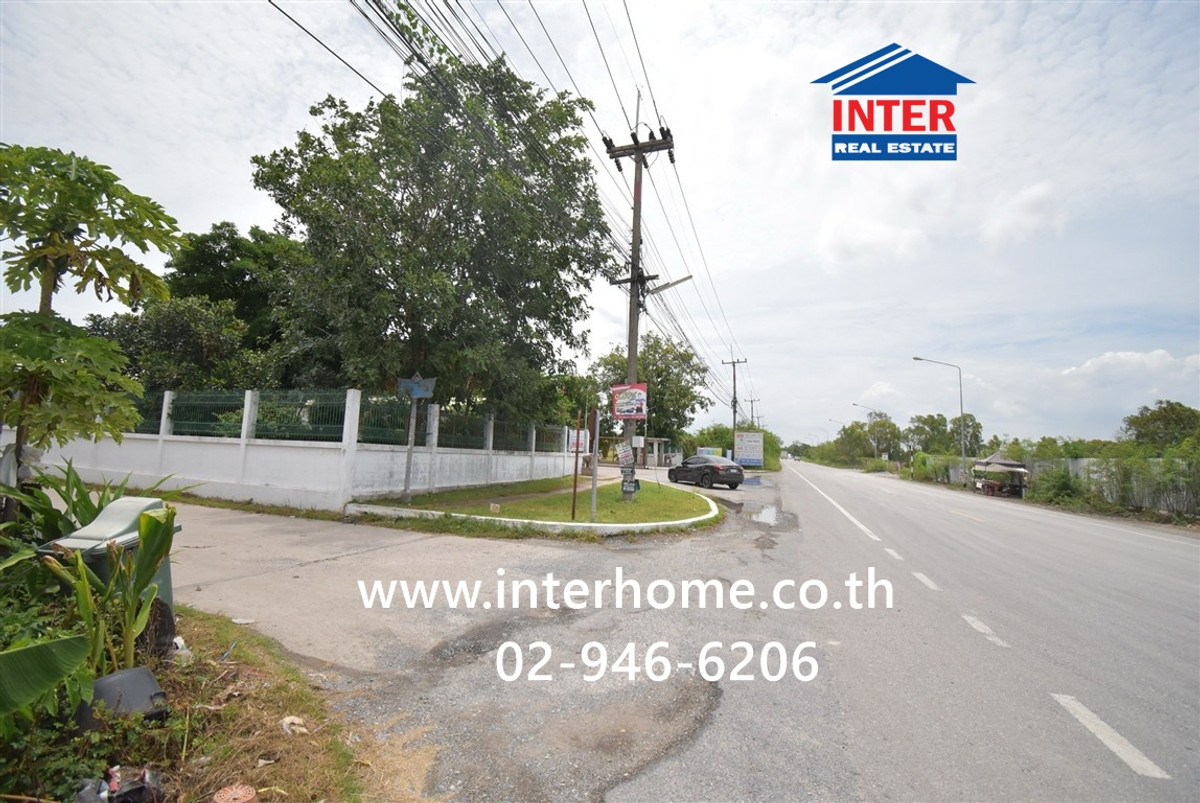 Empty land 4 rai 91 sq m. Empty land near Saen Phuda Temple. College of Innovation Management Technology Chachoengsao-Bang Pakong Road, Saenphuda Road, Ban Pho, Chachoengsao – รูปที่ 2