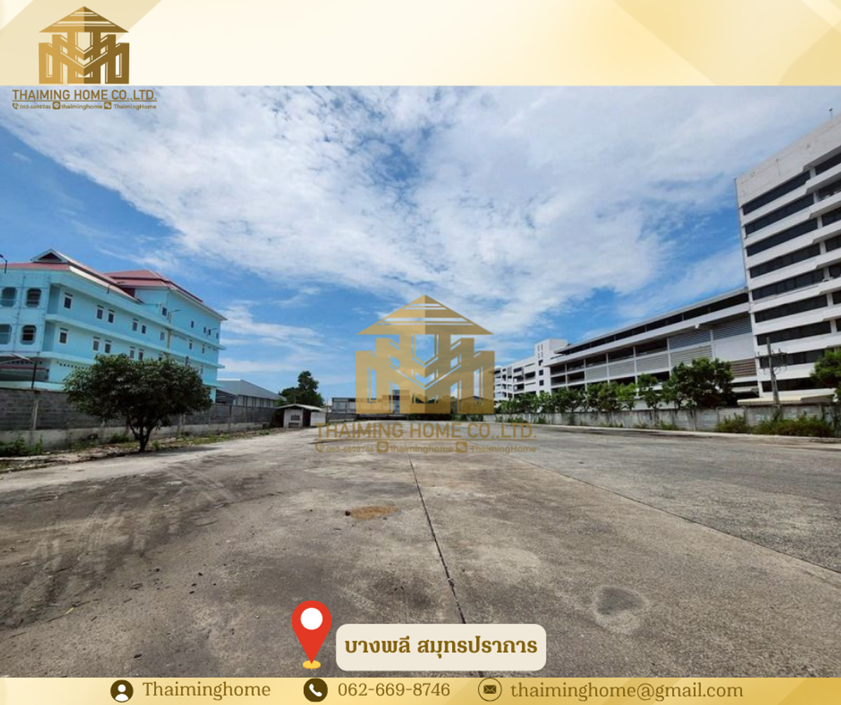 For rent, beautiful plot of land High potential location Next to Bangna-Trad Road, near Bang Phli Airport, Samut Prakan (TL07-0426) – รูปที่ 4