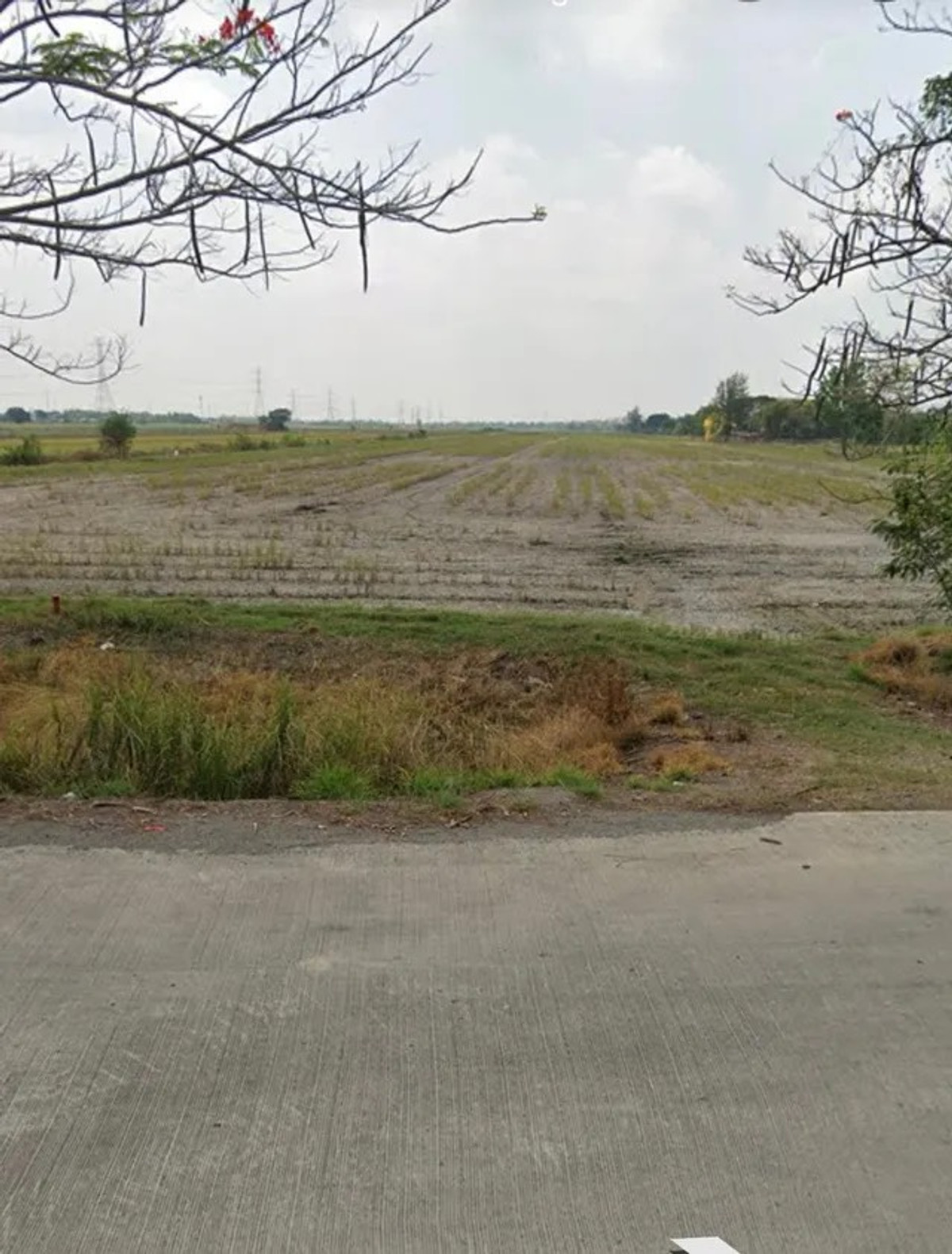 Land for sale, Lam Luk Ka Khlong 12, southern side, 14 rai 140 sq m, next to road 4003 Land for sale, Lam Luk Ka Khlong 12, southern side, 14 rai 140 sq m, next to road 4003