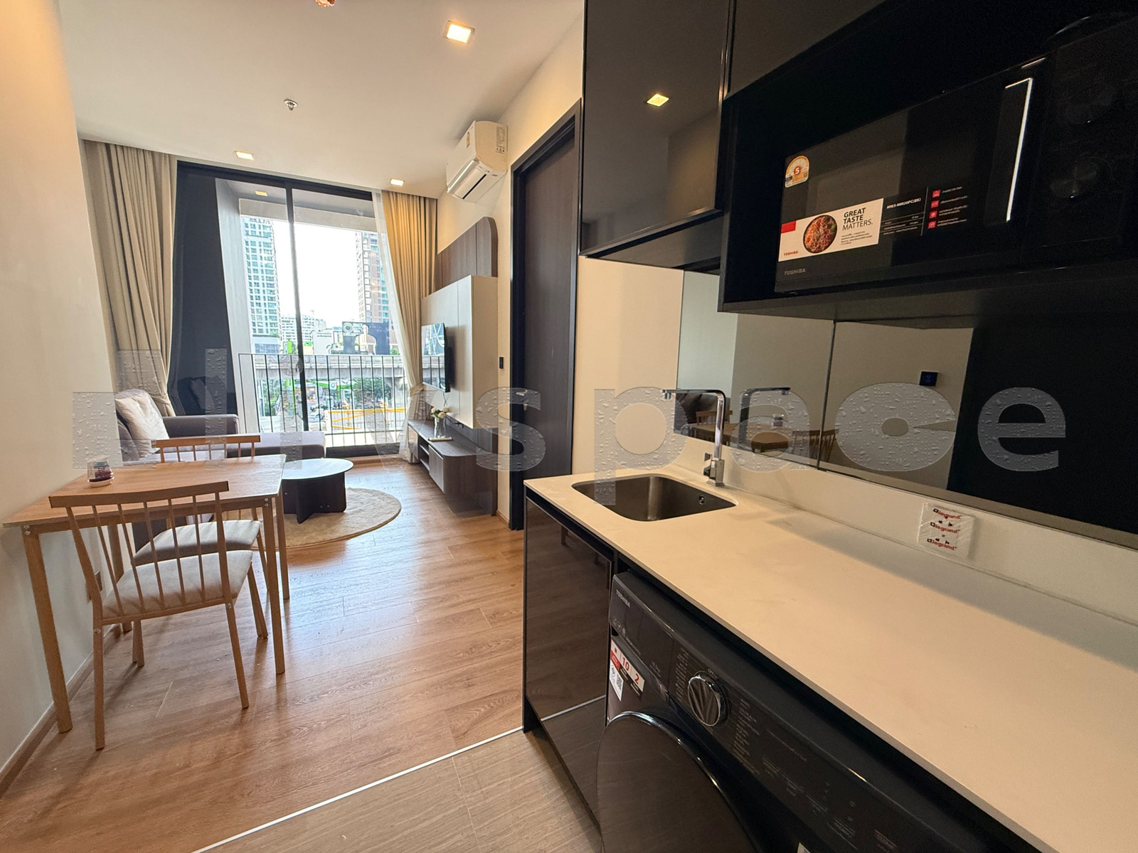 ▚ L0VC07ツ Noble Around Ari 1 Bed 35.5ตร.ม. ลดพิเศษ! เฟอร์ครบ พร้อมอยู่ ส่วนกลางปังสุดในอารีย์✨ – รูปที่ 3