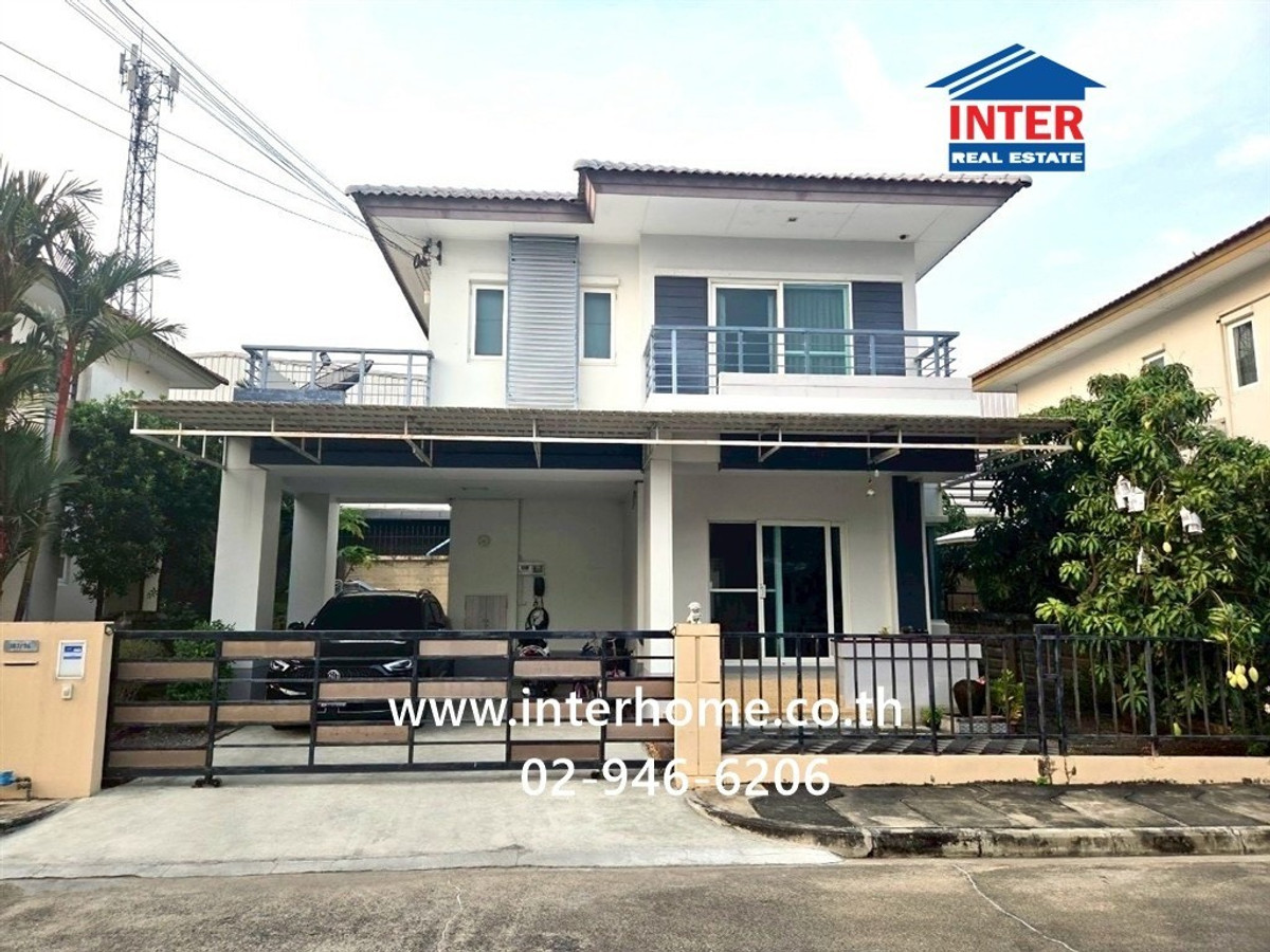 บ้านเดี่ยว 2 ชั้น 50.6 ตร.ว. หมู่บ้านสราญสิริท่าข้าม - พระราม2 ถนนพระราม2 ถนนบางขุนเทียน เขตบางขุนเทียน กรุงเทพมหานคร – รูปที่ 2