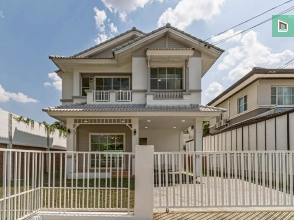Single house, Chaiyaphruek, Rangsit, Khlong 4, completely renovated, 3.99 million, land width 62 sq m, quality society, Land & Houses, SPC flooring, beautiful, ready to move in, near Synphaet Hospital.