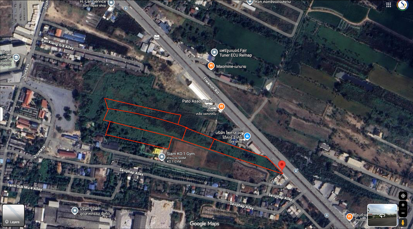 📌 Land for sale in prime location Rangsit–Pathum Thani
Close to every convenience, including department stores, hospitals, and educational institutions.
Suitable for investment, business or building a house in the future ✨