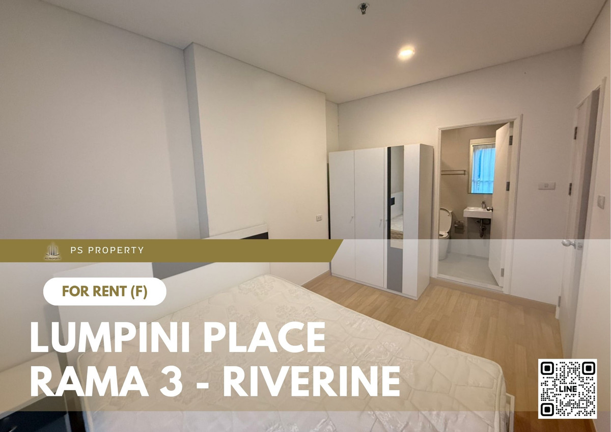 For Rent ✨ Lumpini Place Rama 3 - Riverine ✨ Fully furnished with appliances. 600 meters from BRT Wat Dan station. For Rent ✨ Lumpini Place Rama 3 - Riverine ✨ Fully furnished with appliances. 600 meters from BRT Wat Dan station.