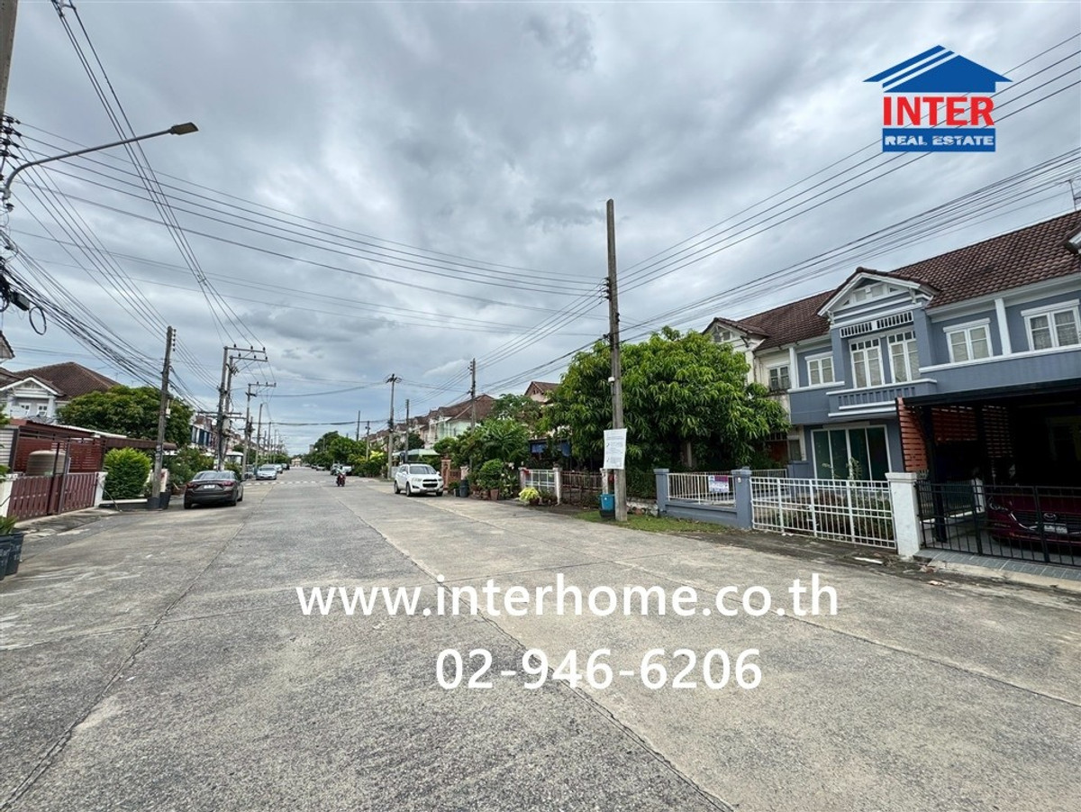 Townhouse, 2 floors, 27 sq m, Piyawararom Village, Khlong 4, near Lat Sawai Market. Rangsit-Nakhon Nayok Road Phra Ong Chao Sai Khlong 4 Road, Thanyaburi, Pathum Thani – รูปที่ 2