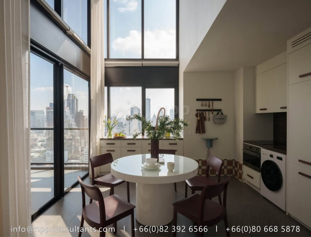 For Rent: The Lofts Silom ✨ Modern Duplex Living in the Heart of Silom