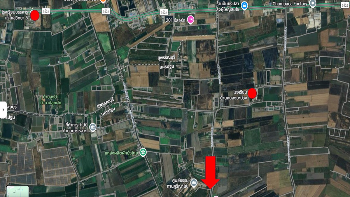 Land for sale, 200 square wah, Bang Luang Subdistrict, Bang Len District, Nakhon Pathom Province. – รูปที่ 3