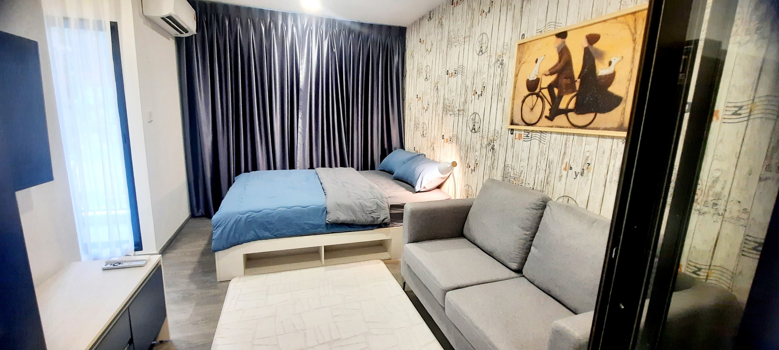 For rent, Kave Wonderland, opposite Thammasat University, Rangsit 🏡 “Minimal Warm room, simple but warm from P'Khom's heart“ Low-rise, quiet, peaceful, complete central area, worth the price for students and working people. You can tal