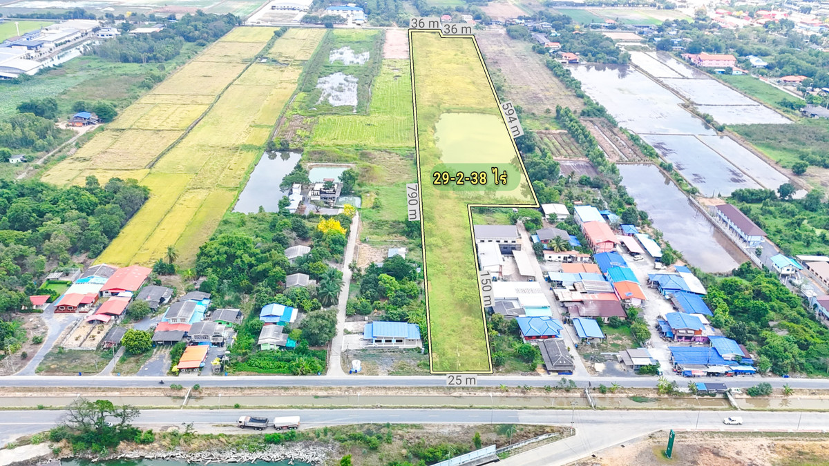 ขายที่ดิน 29-2-38 ไร่ ถนนมิตรภาพ วังน้อย อยุธยา – รูปที่ 2
