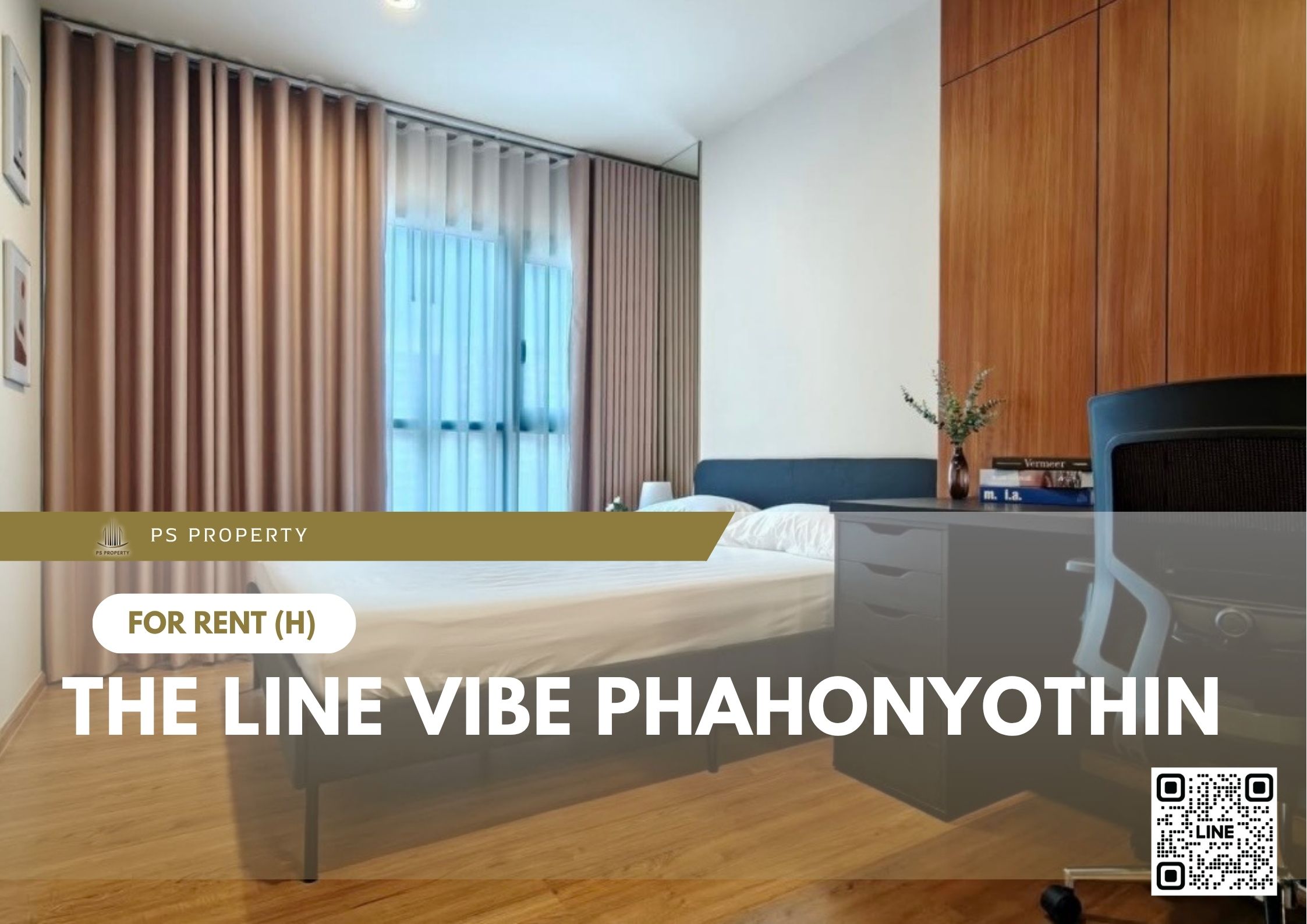 For Rent 🔥 The Line Vibe Phahonyothin 🔥 Beautifully decorated and fully furnished with appliances.
