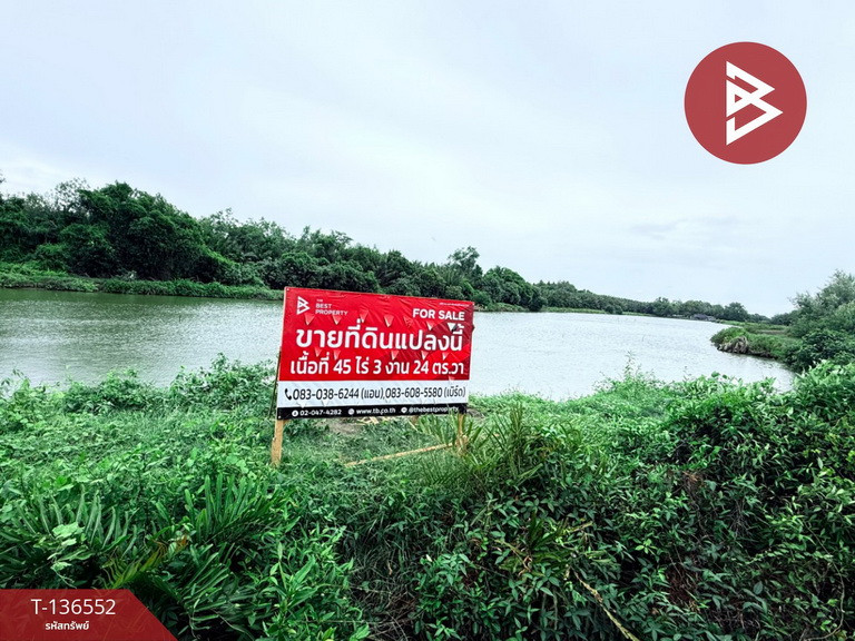 Land for sale 45 rai 3 ngan 24 square wah, Phra Samut Chedi, Samut Prakan.