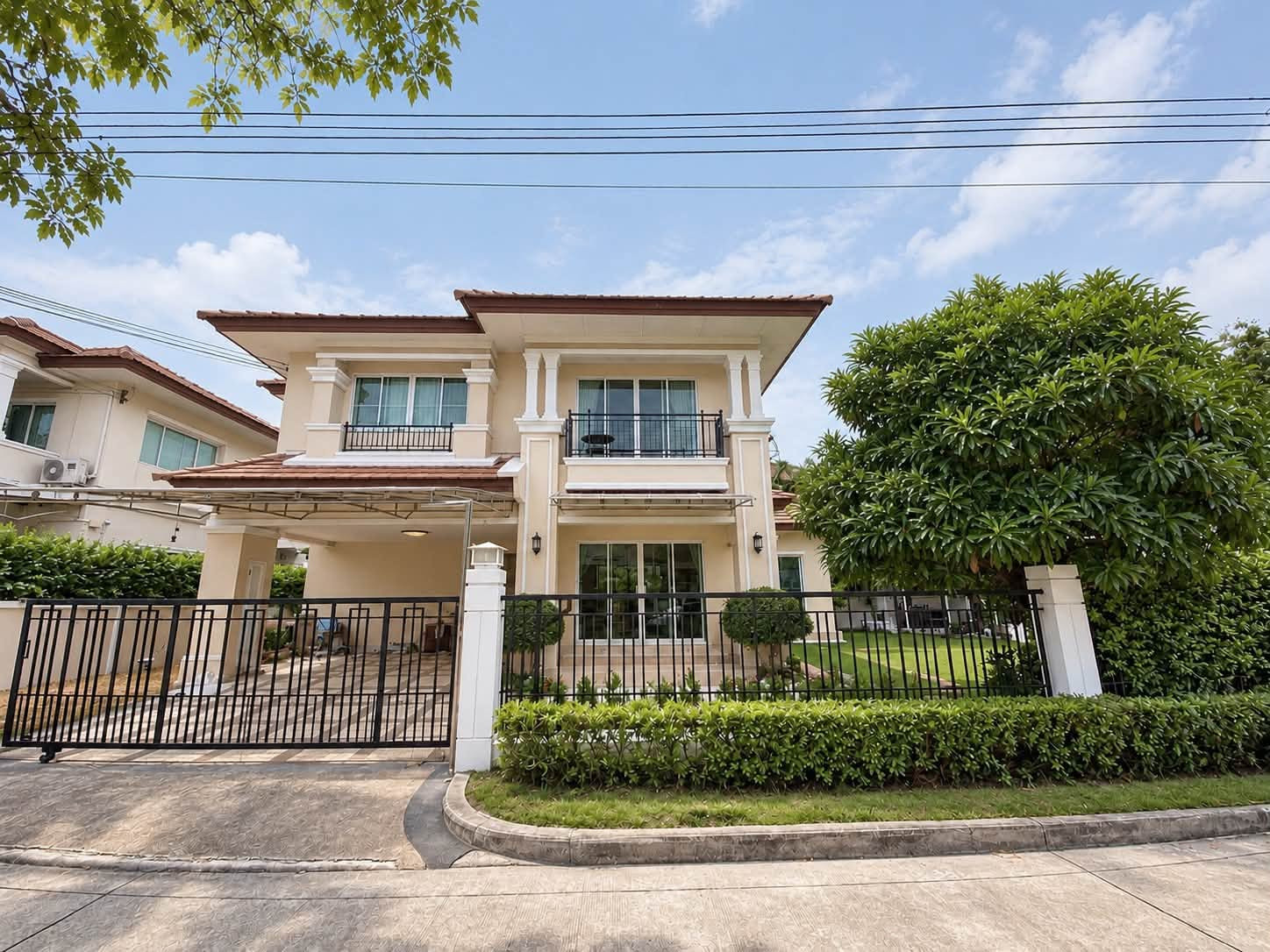 Single house for rent, corner house, THE GRAND Rama 2.