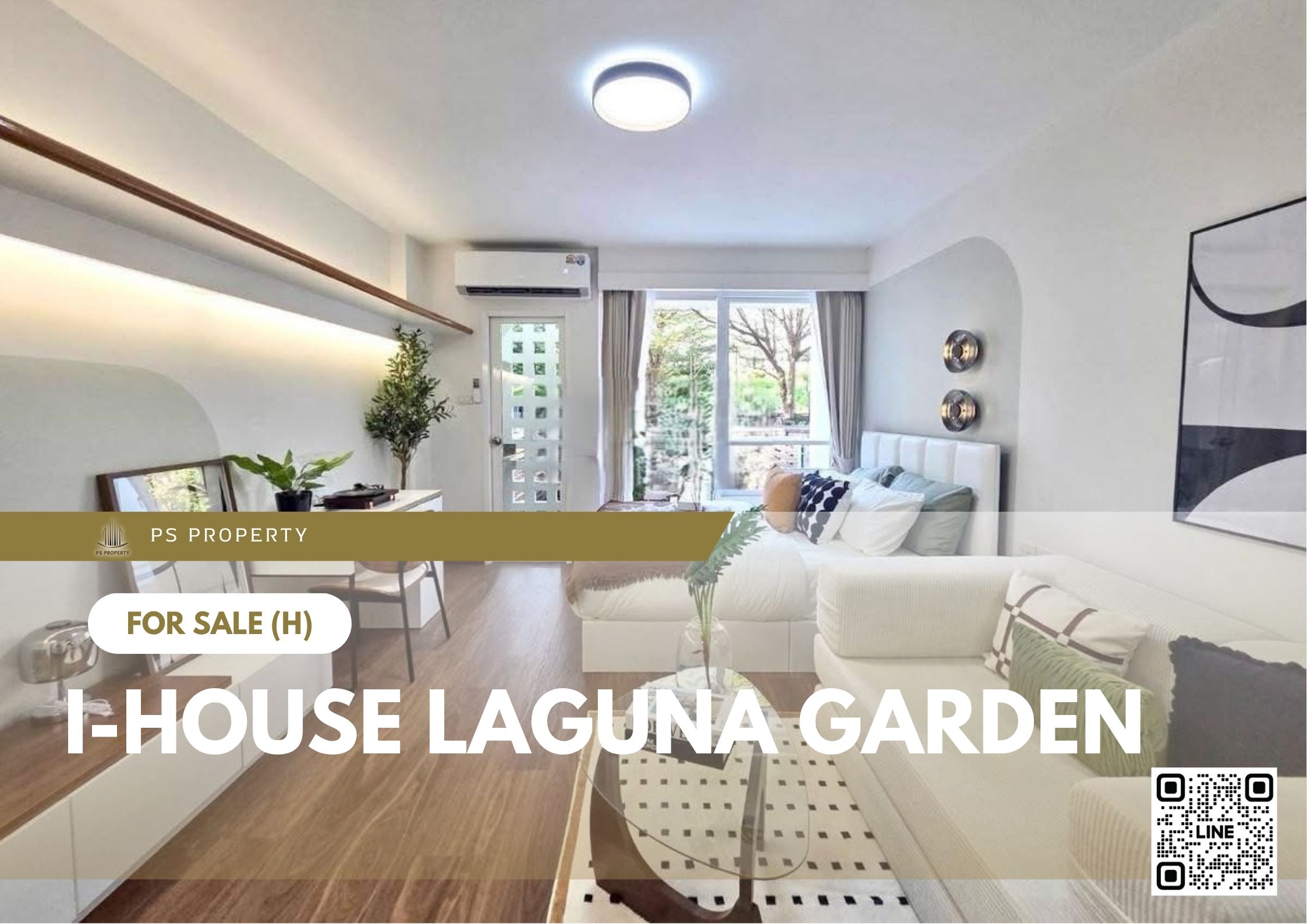 ขายด่วน 🔥 I-House Laguna Garden 🔥 เฟอร์นิเจอร์ และ เครื่องใช้ไฟฟ้าครบ ใกล้ MRT พระราม 9