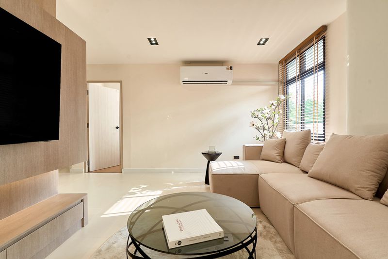บ้านเดี่ยวสร้างใหม่ เฟอร์นิเจอร์ ตกแต่งครบ ในหมู่บ้านพราวขวัญเวียง Contemporary Modern Style  – รูปที่ 4