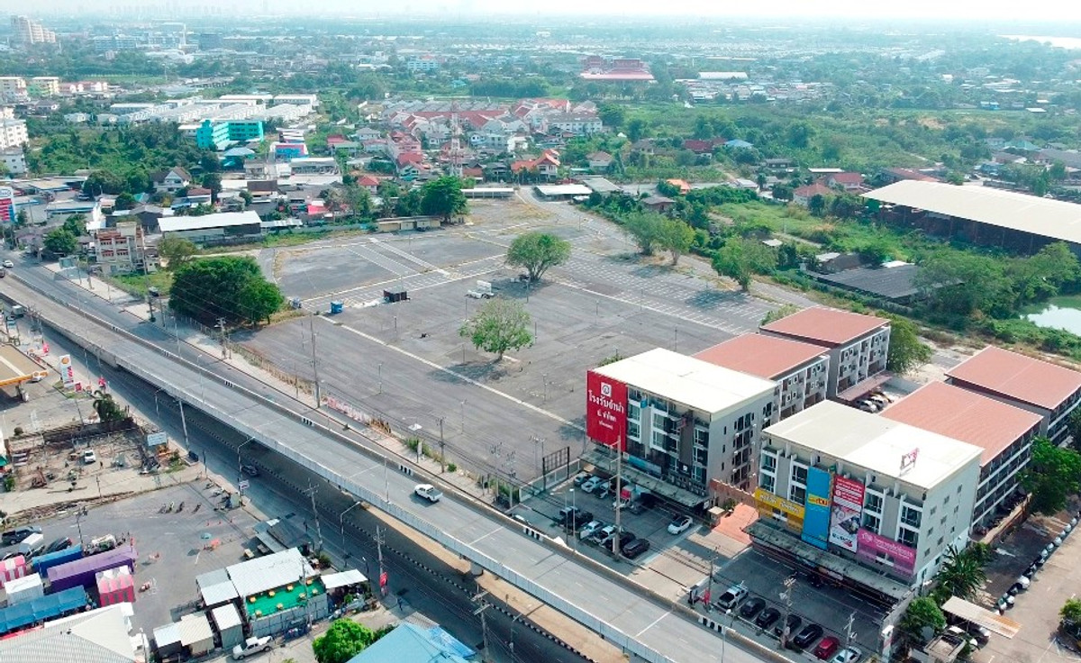 Large plot of land next to Tiwanon Road. Mueang Pathum Thani – รูปที่ 4