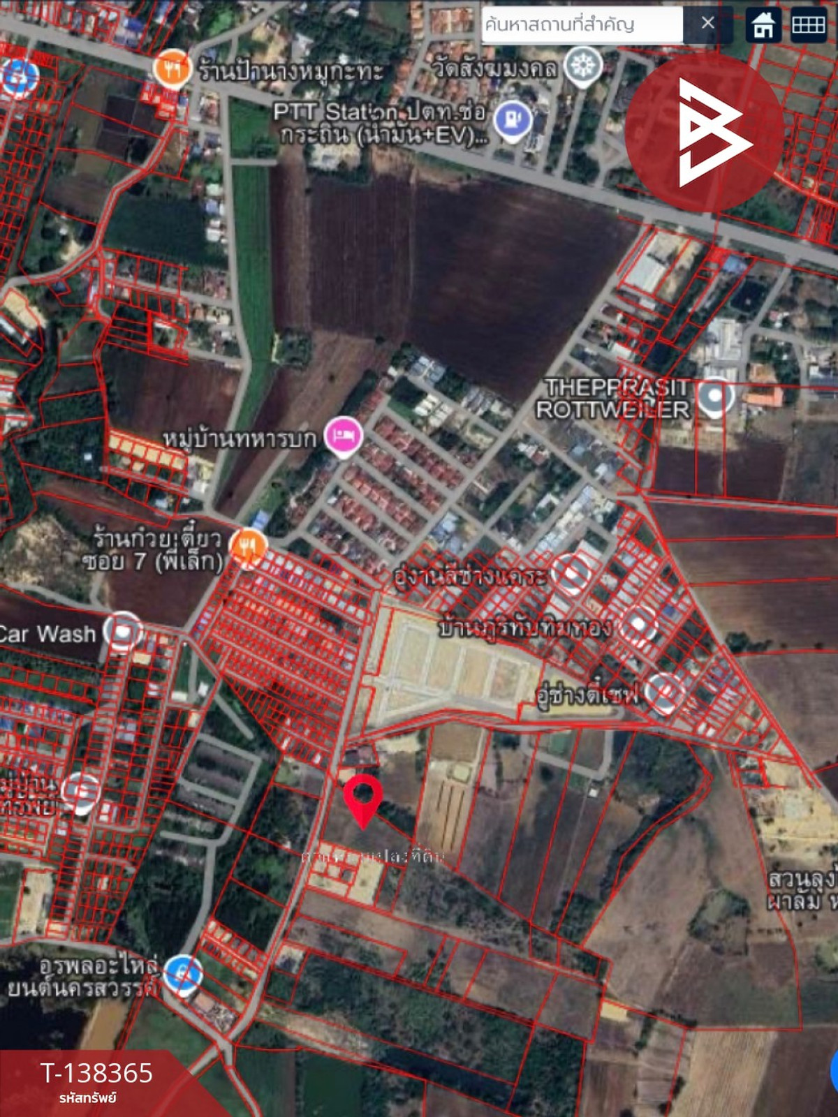 Land for sale, 4 rai 3 ngan 27.6 talarongwa, Nong Pling, Mueang Nakhon Sawan. Near the army village – รูปที่ 3
