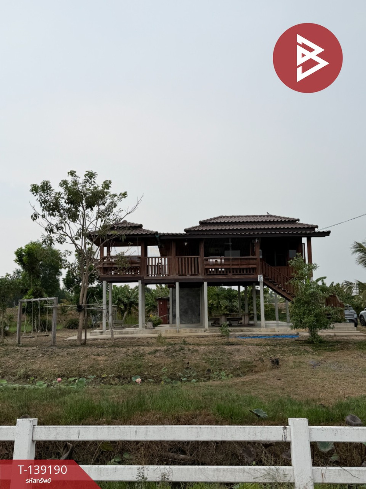 ขายบ้านเดี่ยวพร้อมที่ดิน เนื้อที่ 2 ไร่ 1 ตร.วา องครักษ์ นครนายก – รูปที่ 2
