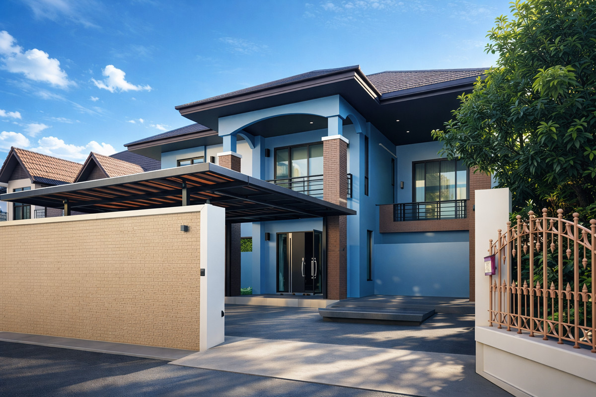 บ้านเดี่ยวขนาดใหญ่ ระดับพรีเมี่ยม ใจกลางวิภาวดี 16โชคชัยร่วมมิตร