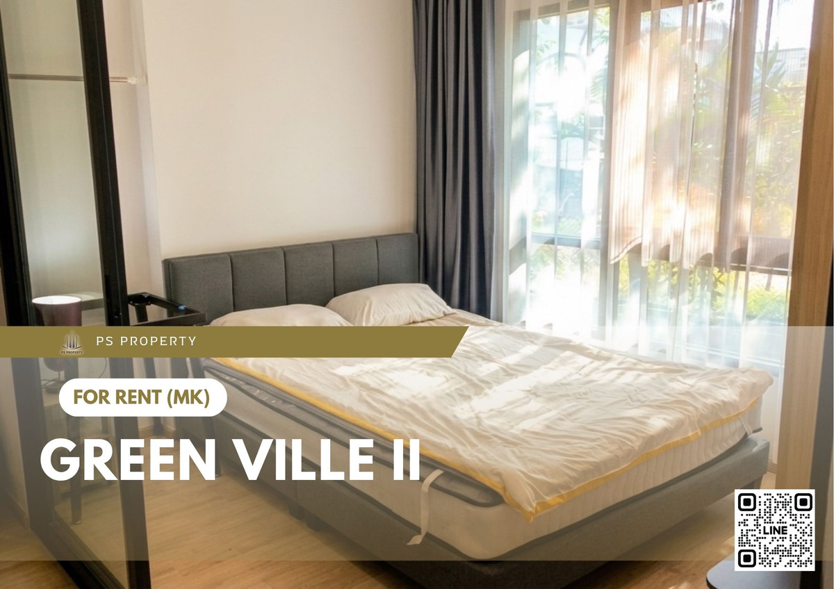 For Rent ✨ Green Ville II ✨ Fully furnished with appliances, near BTS Punnawithi. For Rent ✨ Green Ville II ✨ Fully furnished with appliances, near BTS Punnawithi.