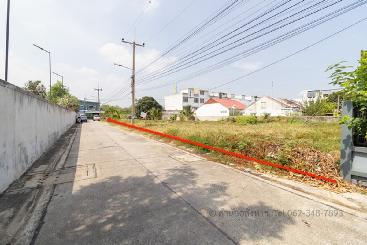 [For Sale] Land already filled, beautiful plot, prime location, Sam Phran 12, Tha Talat Subdistrict, Nakhon Pathom – ready to build a house immediately! – รูปที่ 4