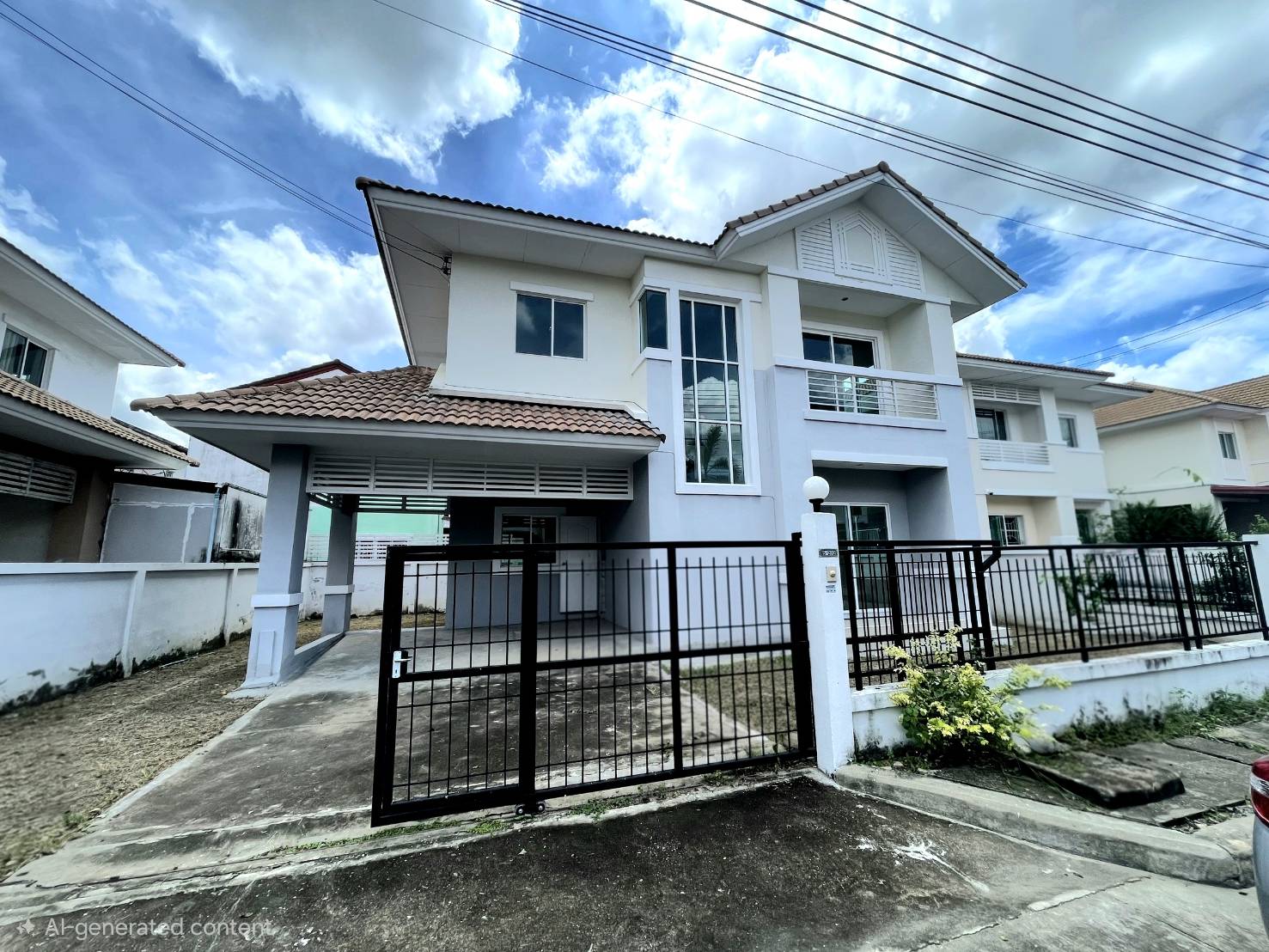 Modern Organic Contemporary style detached house in a modern design that blends in perfectly with nature.