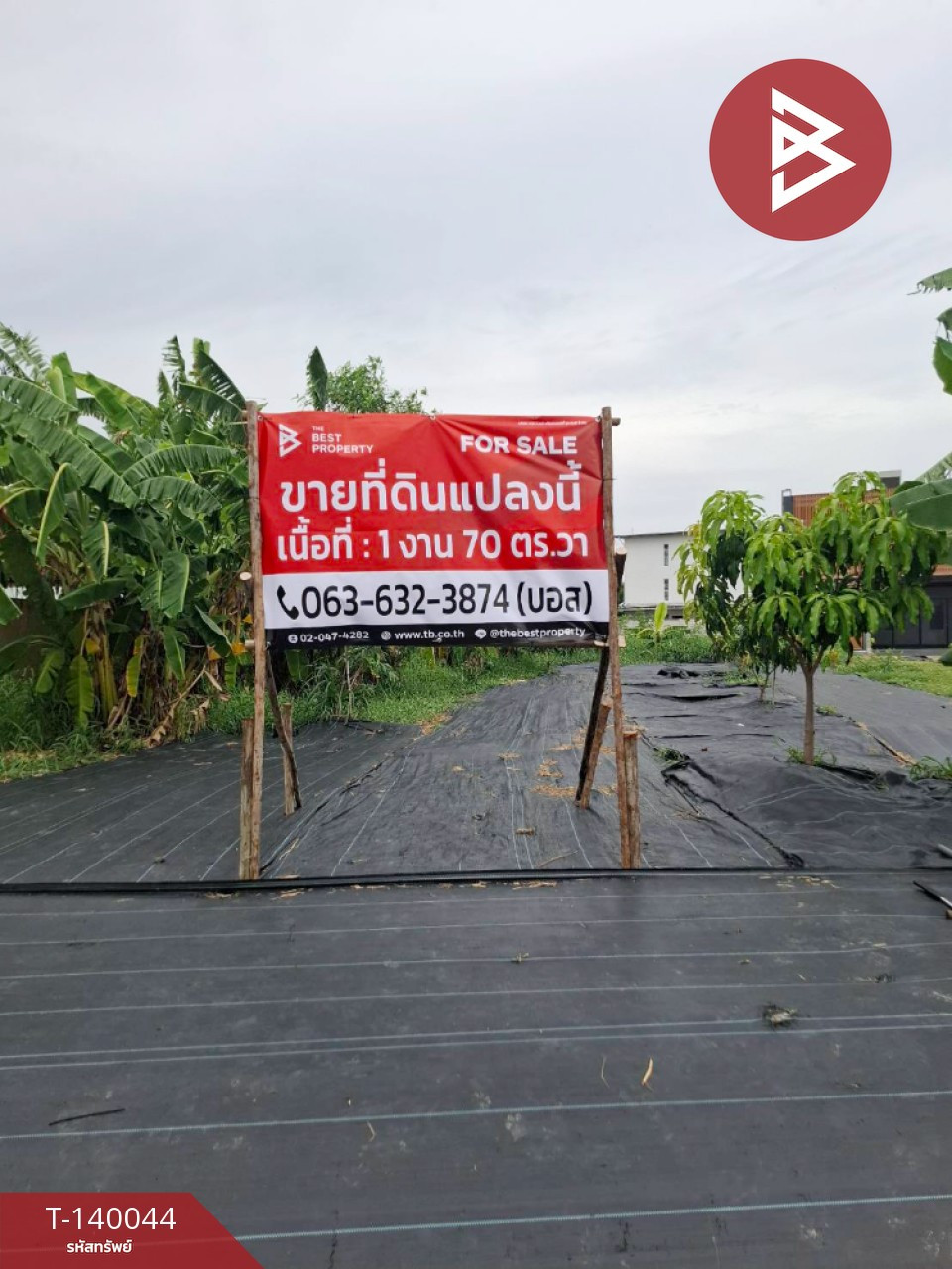 ขายที่ดิน เนื้อที่ 1 งาน 70 ตร.วา บางเขน กรุงเทพมหานคร