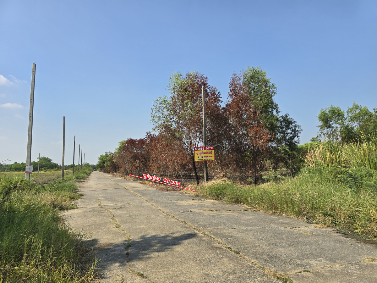[Cheapest for sale!] Rangsit Lakeland land, 2 rai – 8,000 baht per square wa (sold at appraised price) – รูปที่ 2